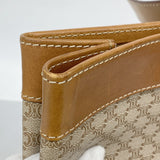 【6ae5649-k】セリーヌ トートバッグ マカダム PVC ブラウン ゴールド金具【中古】レディース