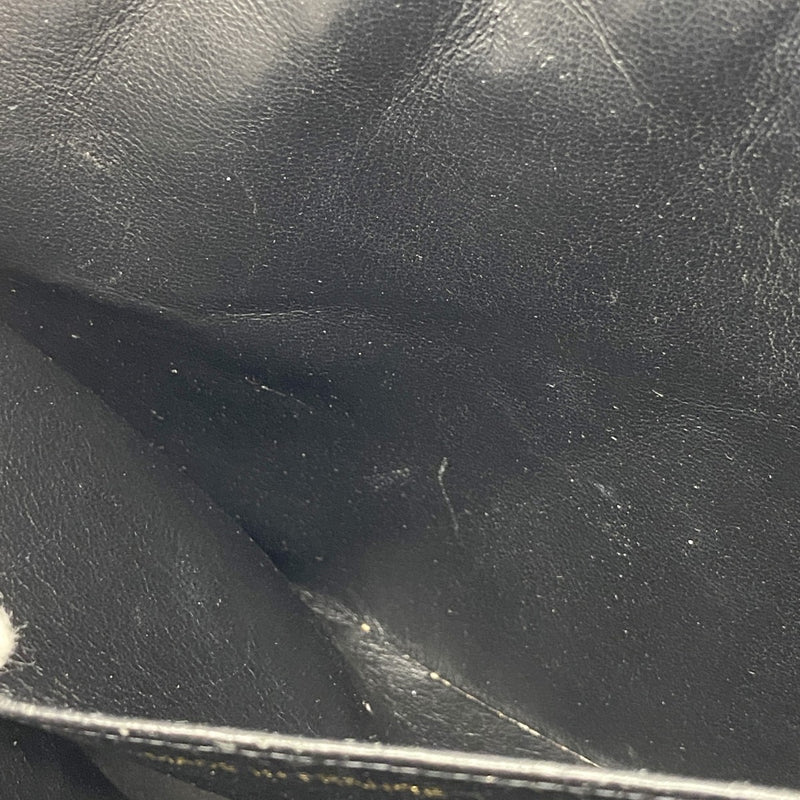 【6ae5650-k】シャネル ショルダーバッグ マトラッセ ラムスキン ブラック ゴールド金具【中古】レディース