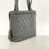 【6ae5650-k】シャネル ショルダーバッグ マトラッセ ラムスキン ブラック ゴールド金具【中古】レディース