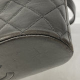 【6ae5650-k】シャネル ショルダーバッグ マトラッセ ラムスキン ブラック ゴールド金具【中古】レディース