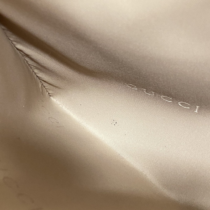 【6ae5651-k】グッチ ハンドバッグ ジャッキー 001 3306 キャンバス ピンク シルバー金具【中古】レディース