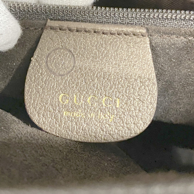 【6ae5652-k】グッチ ハンドバッグ バンブー 002 1998 0260 レザー ブラウン ゴールド金具【中古】