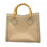 【6ae5652-k】グッチ ハンドバッグ バンブー 002 1998 0260 レザー ブラウン ゴールド金具【中古】