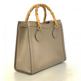 【6ae5652-k】グッチ ハンドバッグ バンブー 002 1998 0260 レザー ブラウン ゴールド金具【中古】