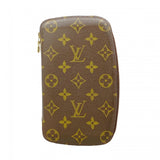 【6ae5654-k】ルイヴィトン 長札入れ モノグラム アジェンダジェオッド M62950 ブラウン【中古】メンズ レディース ユニセックス