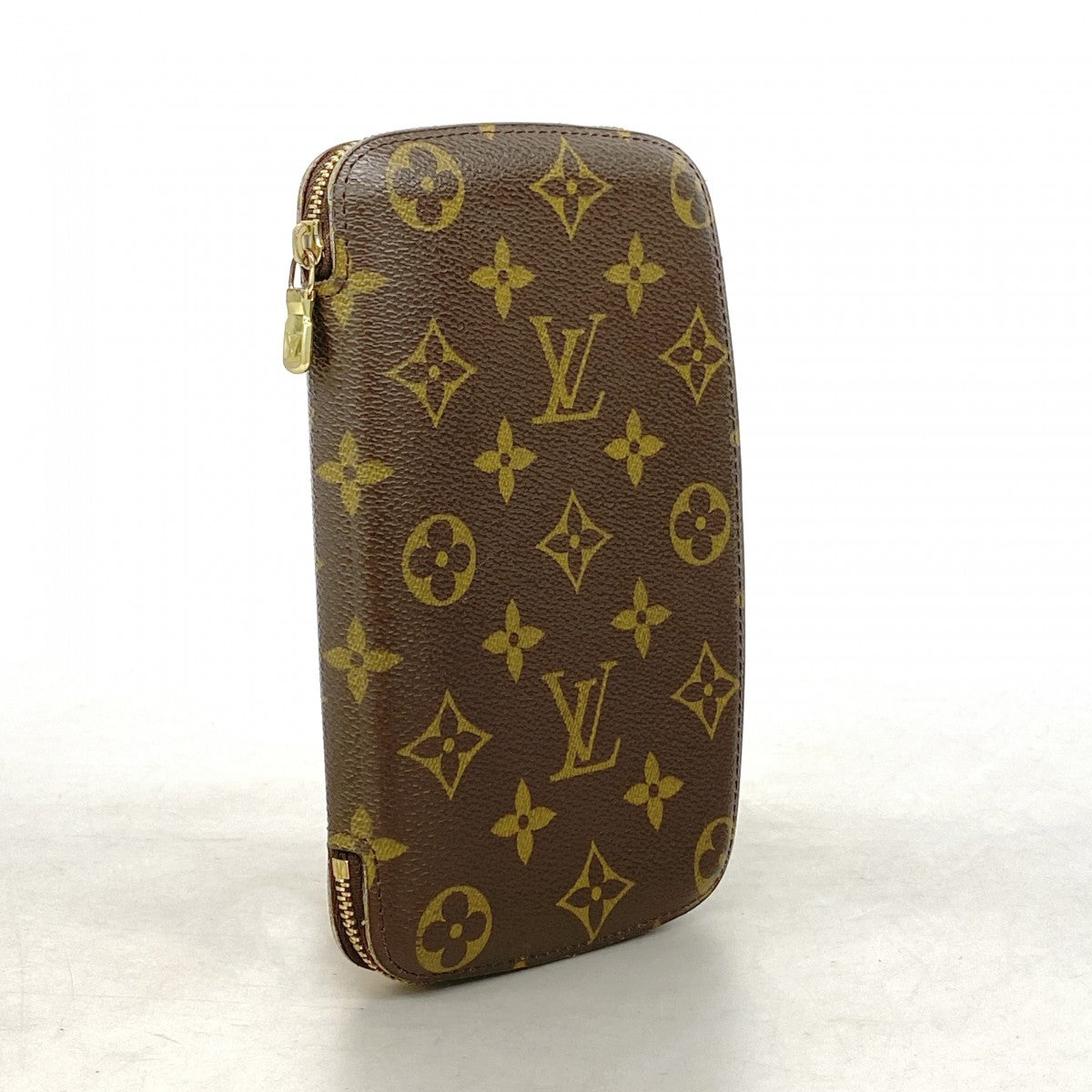 【6ae5654-k】ルイヴィトン 長札入れ モノグラム アジェンダジェオッド M62950 ブラウン【中古】メンズ レディース ユニセックス