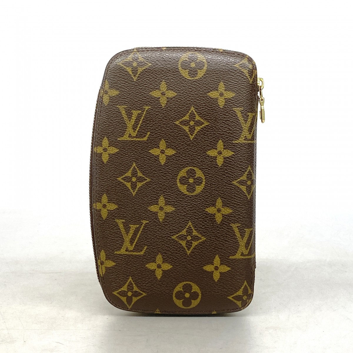 【6ae5654-k】ルイヴィトン 長札入れ モノグラム アジェンダジェオッド M62950 ブラウン【中古】メンズ レディース ユニセックス