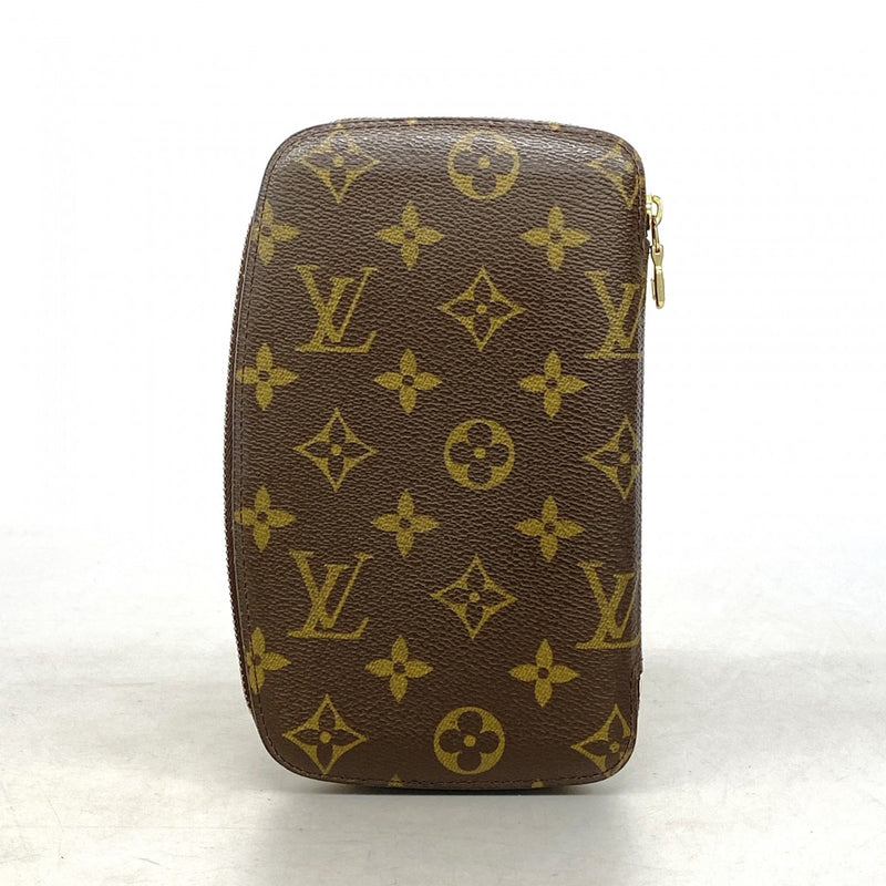 【6ae5654-k】ルイヴィトン 長札入れ モノグラム アジェンダジェオッド M62950 ブラウン【中古】メンズ レディース ユニセックス