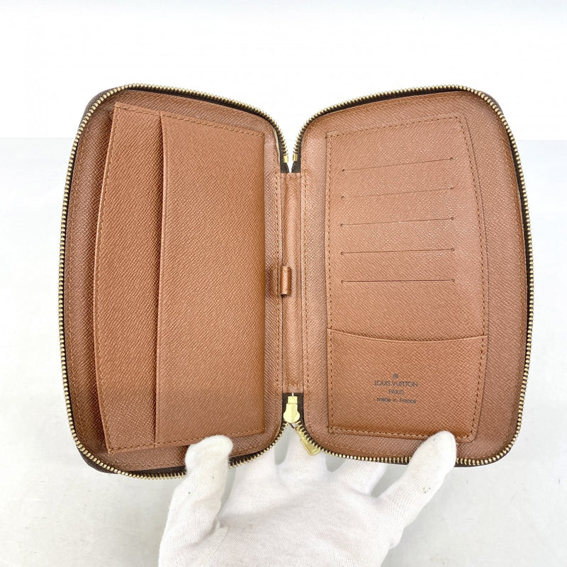 【6ae5654-k】ルイヴィトン 長札入れ モノグラム アジェンダジェオッド M62950 ブラウン【中古】メンズ レディース ユニセックス