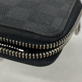 【6ae5655-k】ルイヴィトン 長財布 ダミエ・グラフィット ジッピーウォレットヴェルティカル N63095 ブラック グレー 旧型【中古】メンズ
