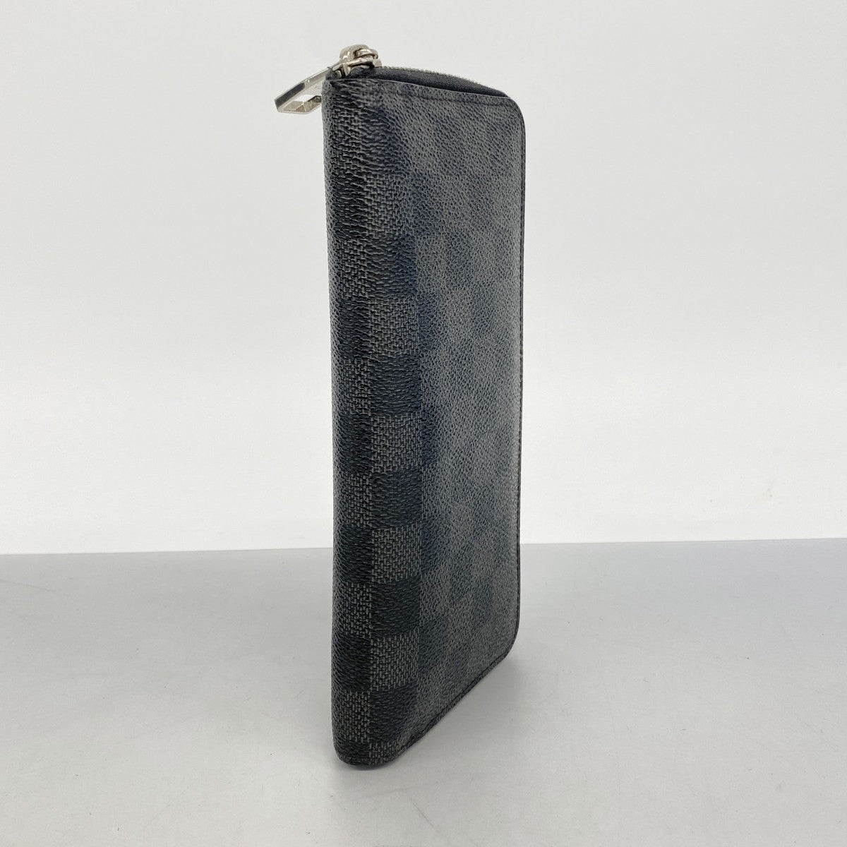 【6ae5655-k】ルイヴィトン 長財布 ダミエ・グラフィット ジッピーウォレットヴェルティカル N63095 ブラック グレー 旧型【中古】メンズ