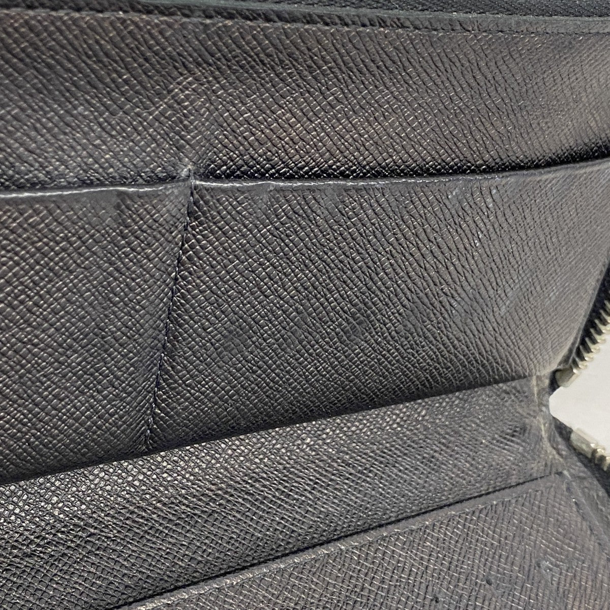 【6ae5655-k】ルイヴィトン 長財布 ダミエ・グラフィット ジッピーウォレットヴェルティカル N63095 ブラック グレー 旧型【中古】メンズ