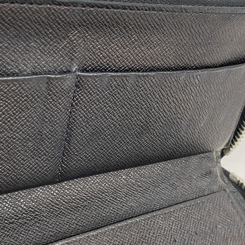 【6ae5655-k】ルイヴィトン 長財布 ダミエ・グラフィット ジッピーウォレットヴェルティカル N63095 ブラック グレー 旧型【中古】メンズ