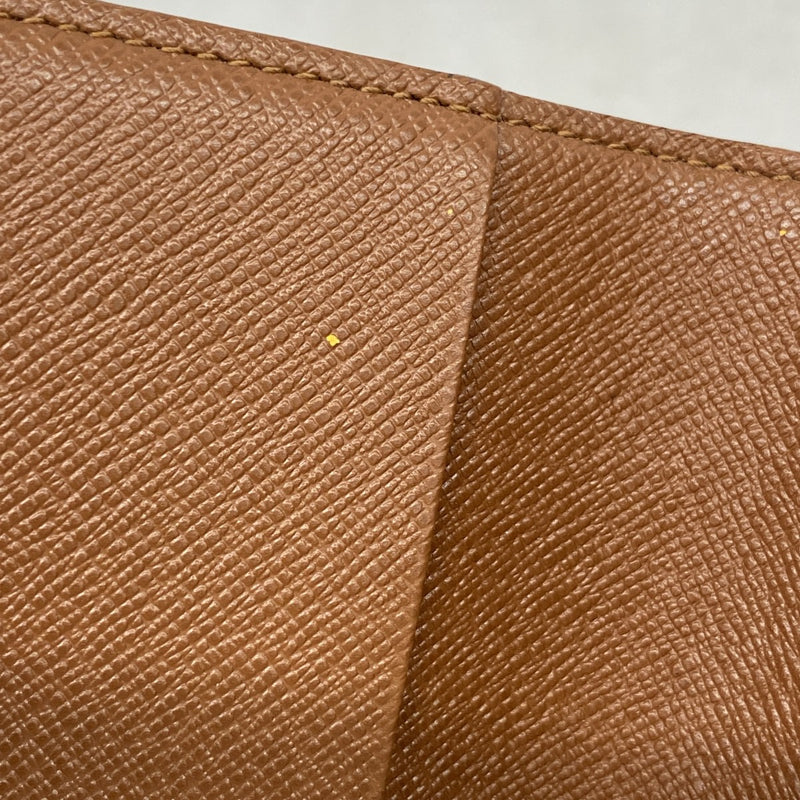 【6ae5657-k】ルイヴィトン 手帳カバー モノグラム アジェンダミニ R20007 ブラウン【中古】メンズ レディース ユニセックス