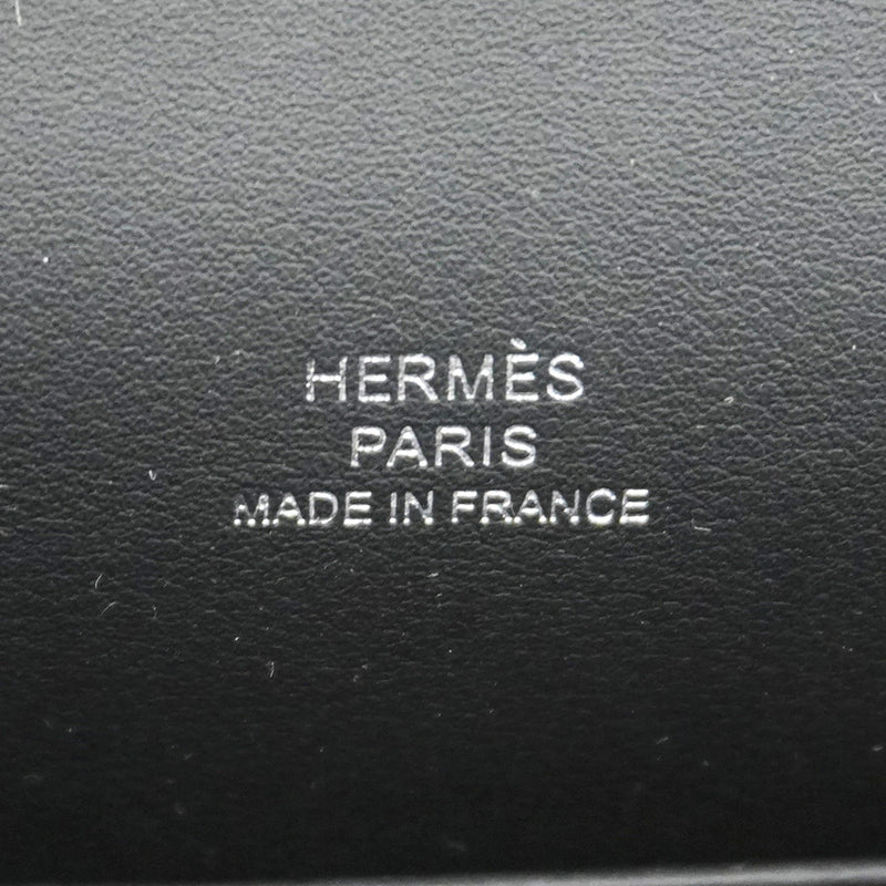 ★SALE【6ae5702-g】エルメス ハンドバッグ ポシェットケリー スイフト ブラック シルバー金具 K刻印【中古】レディース