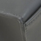 ★SALE【6ae5702-g】エルメス ハンドバッグ ポシェットケリー スイフト ブラック シルバー金具 K刻印【中古】レディース