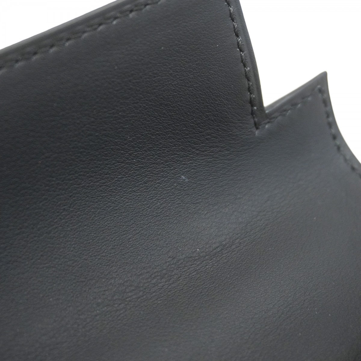 ★SALE【6ae5702-g】エルメス ハンドバッグ ポシェットケリー スイフト ブラック シルバー金具 K刻印【中古】レディース