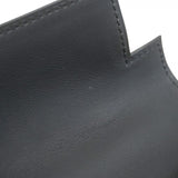 ★SALE【6ae5702-g】エルメス ハンドバッグ ポシェットケリー スイフト ブラック シルバー金具 K刻印【中古】レディース