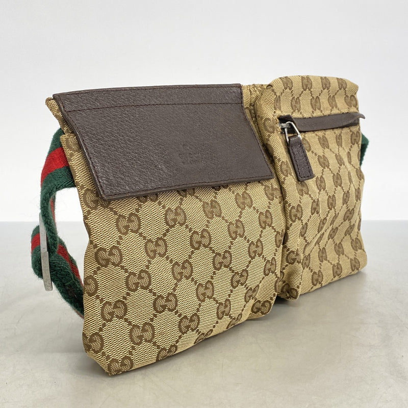 6ae5765-k】グッチ ウエストバッグ GGキャンバス 28566 キャンバス