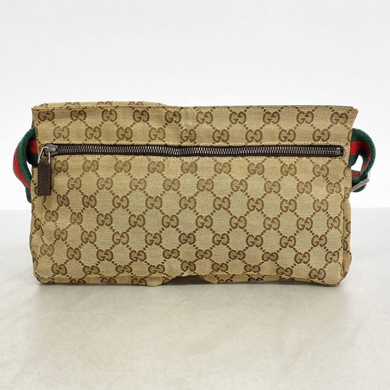 GUCCI　GGキャンバスウエストバッグ　28566 ブラッ ク　グッチ 楽天市場】【バッグ】GUCCI グッチ GGキャンバス ボディバッグ