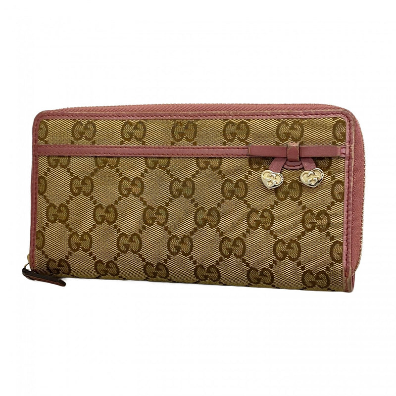 6ae5767-k】グッチ 長財布 GGキャンバス 307997 キャンバス ベージュ