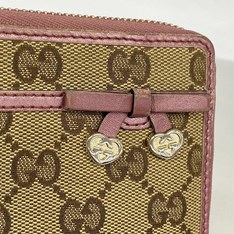 6ae5767-k】グッチ 長財布 GGキャンバス 307997 キャンバス ベージュ