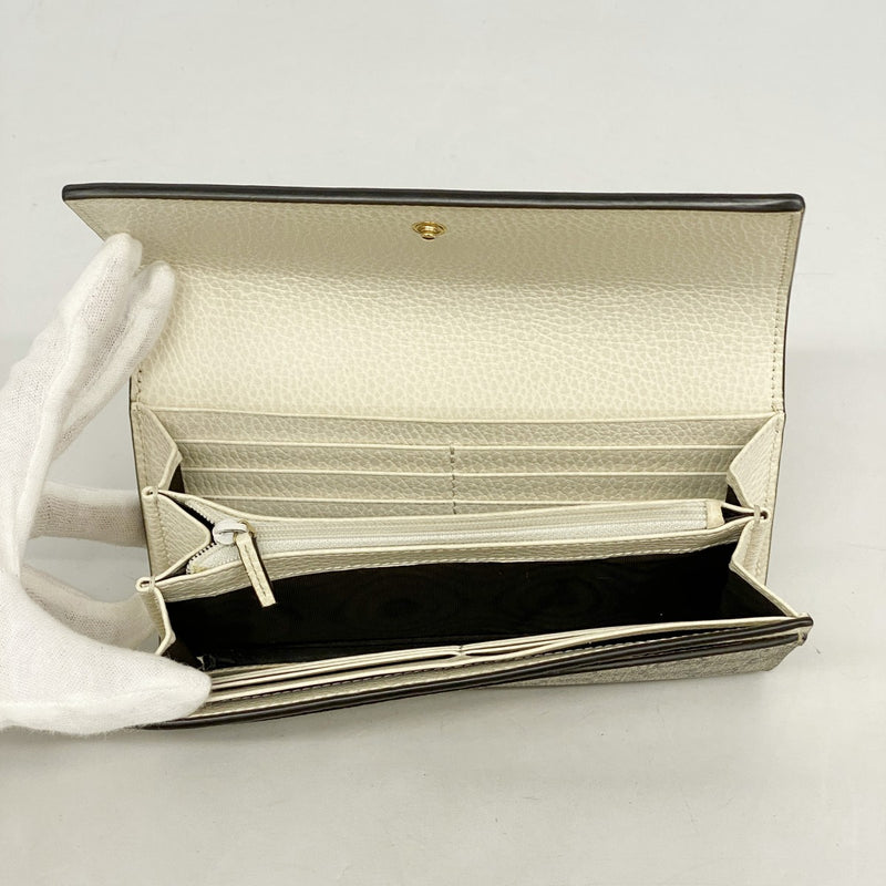 6ae6021-k】グッチ 長財布 GGマーモント/GGスプリーム 456116 PVC