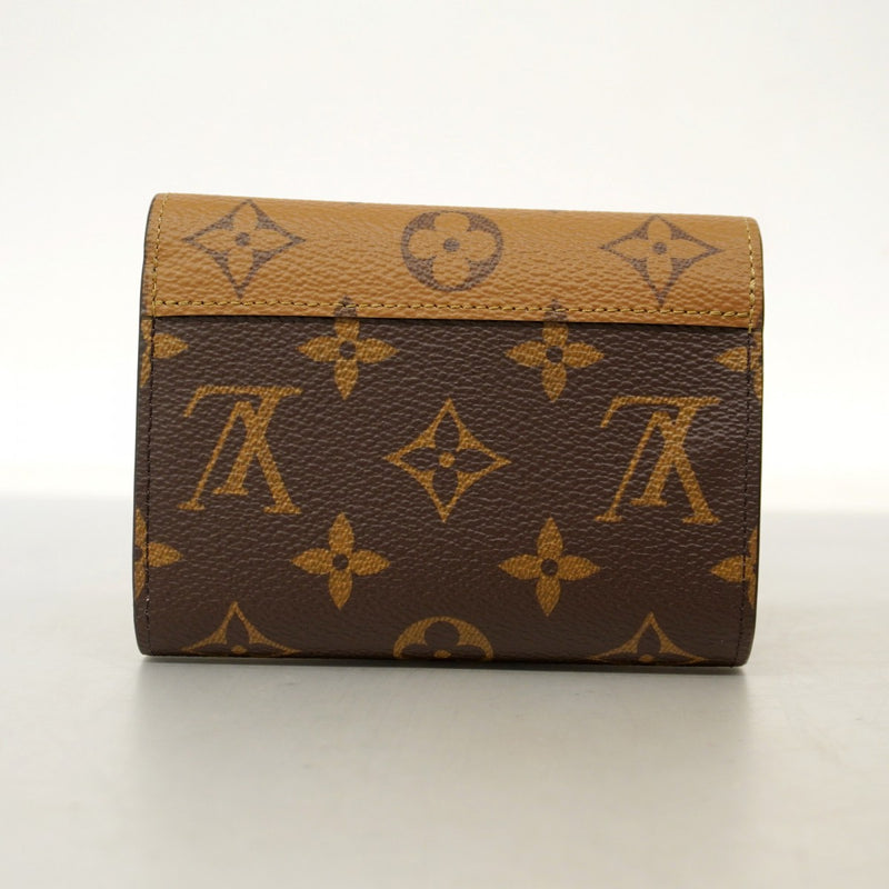 6ae6402】ルイヴィトン 三つ折り財布 モノグラム・リバース