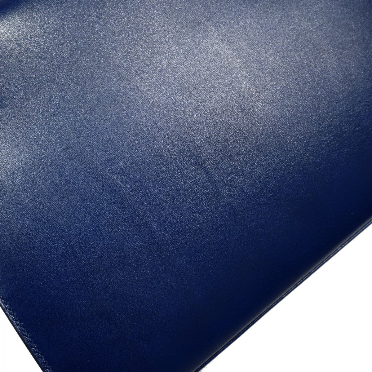 ★SALE【6ae6465-g】エルメス ハンドバッグ ケリー25 ボックスカーフ ブルーアビス ゴールド金具 U刻印 2wayバッグ【中古】レディース