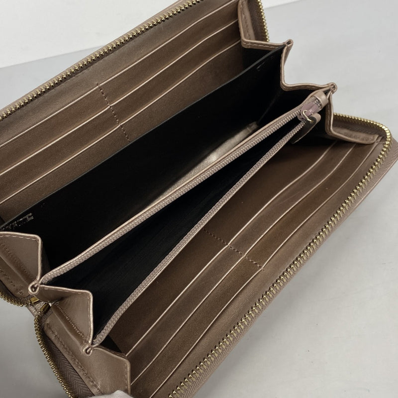 6ba0544】グッチ 長財布 マイクログッチシマ 308012 レザー ピンク