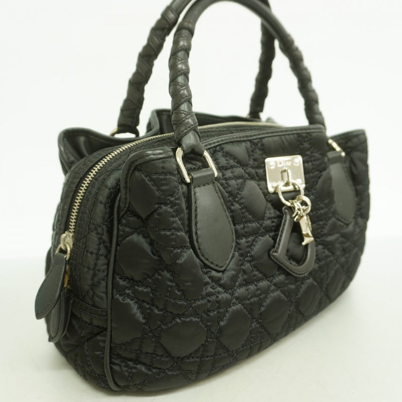 6ba0675】クリスチャンディオール ハンドバッグ カナージュ ナイロン