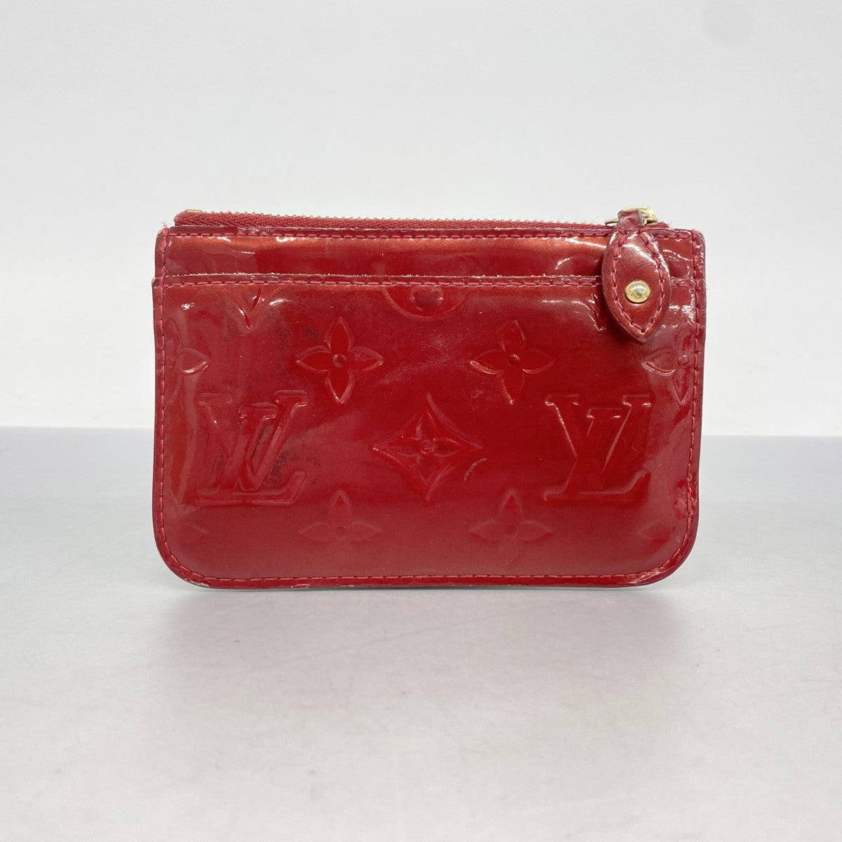 6ba0984-k】ルイヴィトン コインケース ヴェルニ ポシェットクレNM