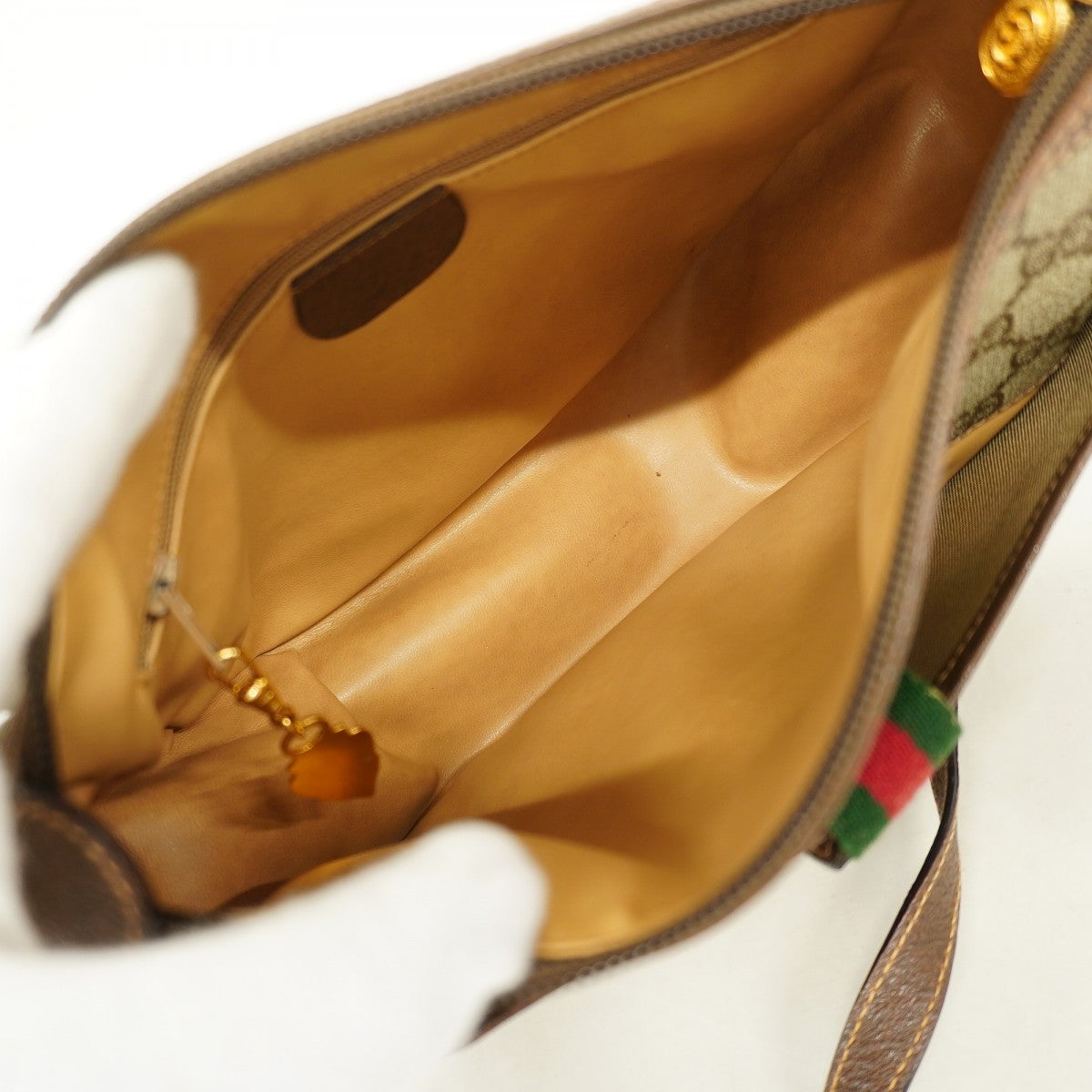 6ba1440-k】グッチ ショルダーバッグ GGスプリーム/シェリーライン