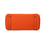 ★在庫処分★最終価格★SALE【6bb1873】エルメス ハンドバッグ バーキン30 トゴ オレンジ ゴールド金具 □R刻印【中古】レディース