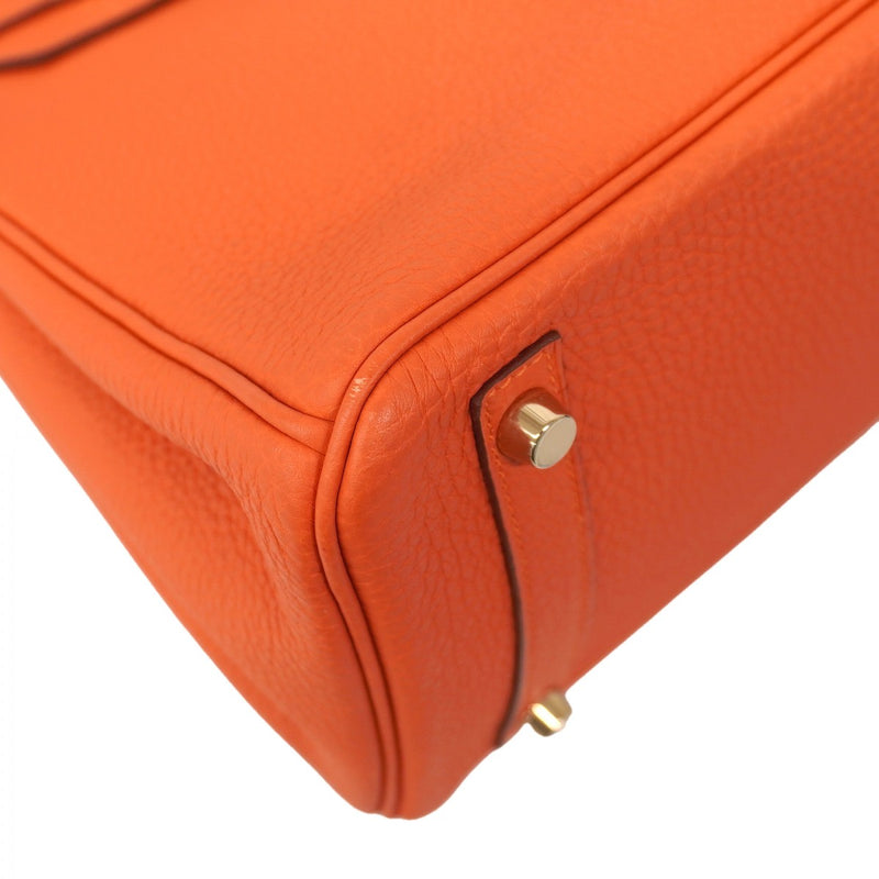 ★在庫処分★最終価格★SALE【6bb1873】エルメス ハンドバッグ バーキン30 トゴ オレンジ ゴールド金具 □R刻印【中古】レディース