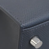 ★SALE【6bb1890-g】エルメス ハンドバッグ ケリー25 カザック エトワール ヴォーエプソン アルドワーズ/ブラック/ヴェールペパーミント シルバー金具 W刻印 2wayバッグ【中古】レディース