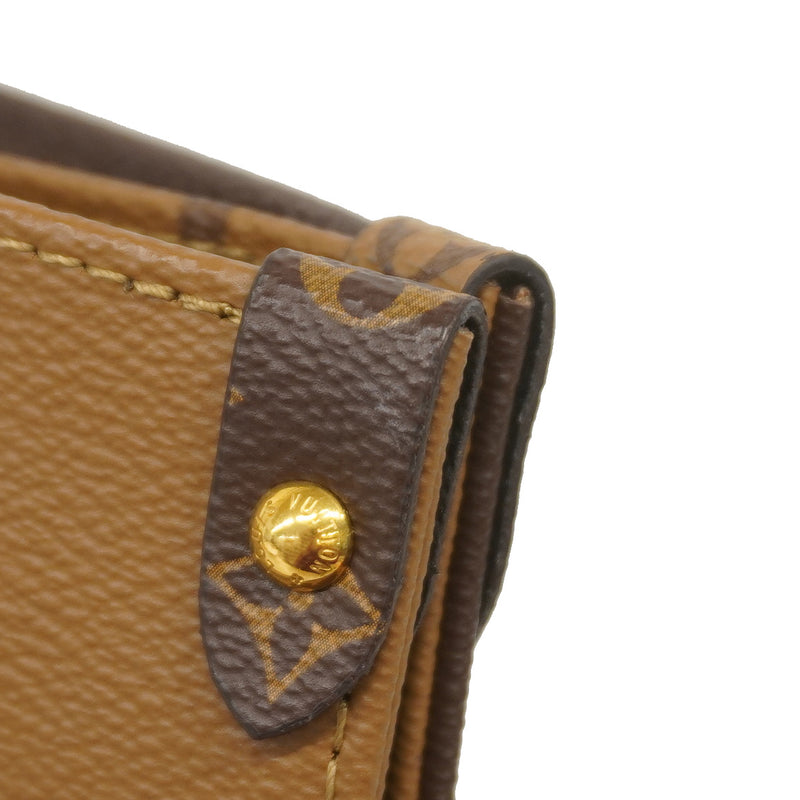 ★在庫処分★最終価格【6bb1918】ルイヴィトン トートバッグ モノグラム・ジャイアント リバース オンザゴーGM M45320 ブラウン 2wayバッグ【中古】レディース