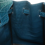 ★SALE【6bb1960-g】エルメス ハンドバッグ バーキン25 アリゲーターマット コルヴェール ゴールド金具 T刻印【中古】レディース