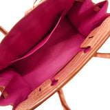 ★SALE【6bb1961-g】エルメス ハンドバッグ バーキン30ヴェルソ ポロサス フューシャピンク ローズショッキング シルバー金具 □M刻印【中古】レディース