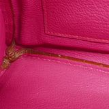 ★SALE【6bb1961-g】エルメス ハンドバッグ バーキン30ヴェルソ ポロサス フューシャピンク ローズショッキング シルバー金具 □M刻印【中古】レディース