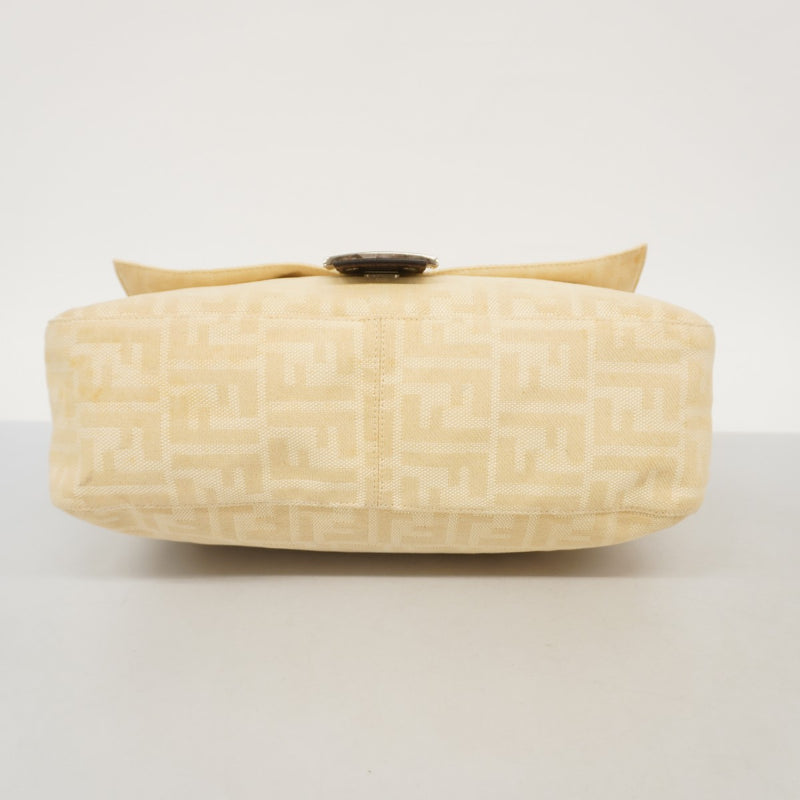 6bb2061】フェンディ ショルダーバッグ ズッカ キャンバス ベージュ