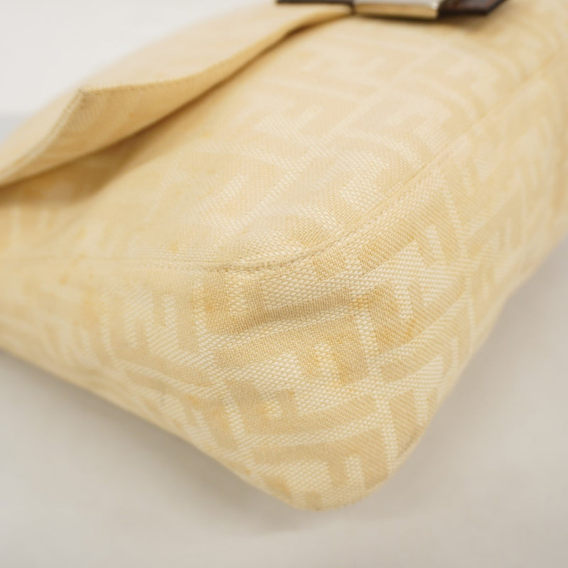 6bb2061】フェンディ ショルダーバッグ ズッカ キャンバス ベージュ