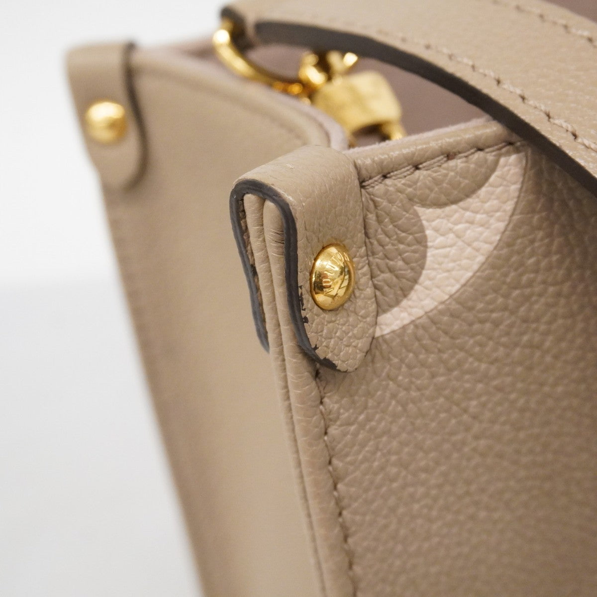 ★在庫処分★最終価格★SALE【6bb2164】ルイヴィトン ハンドバッグ モノグラム・アンプラント バイカラー オンザゴーPM M45779 トゥルトレール/クレーム 2wayバッグ【中古】レディース