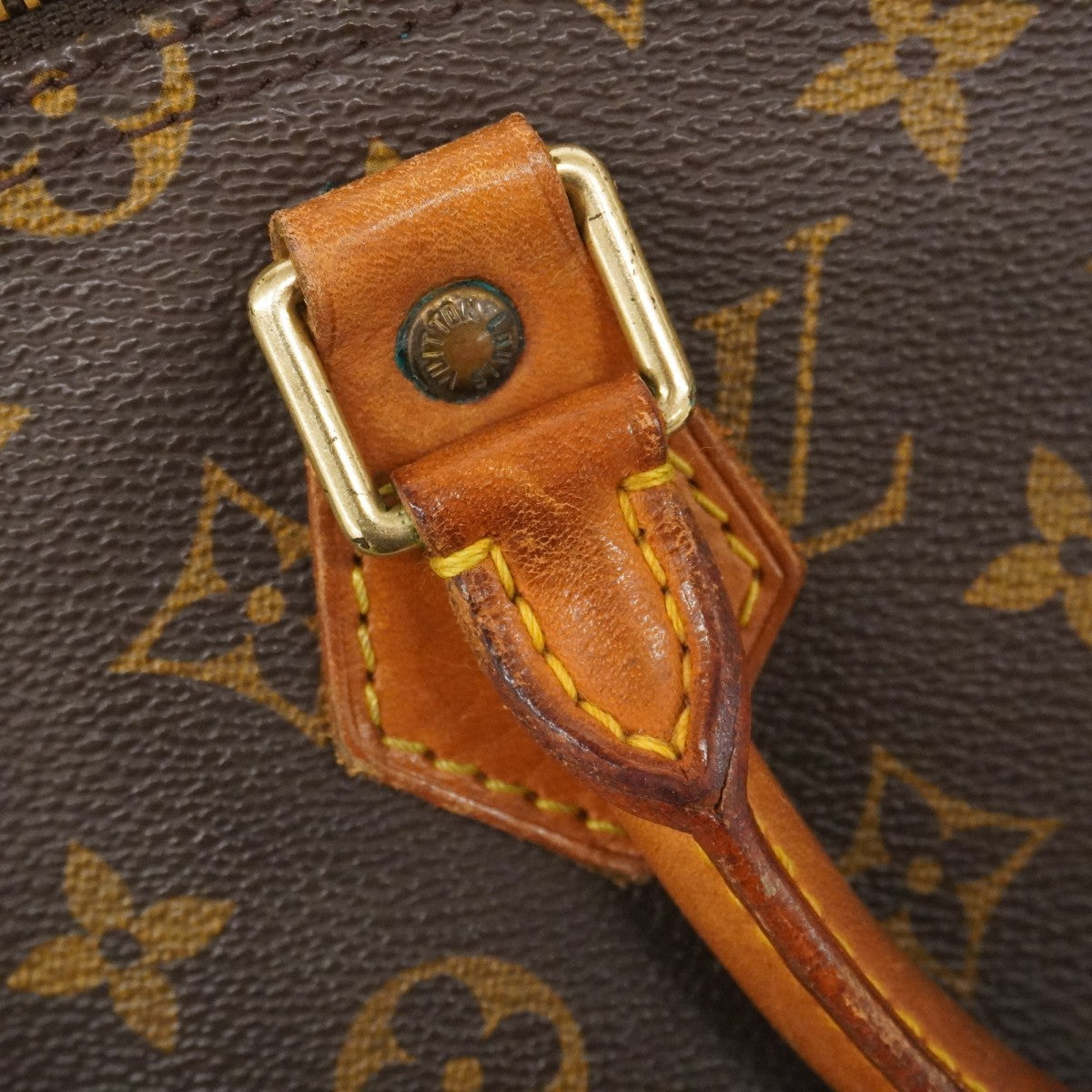 【6bb2182】ルイヴィトン ハンドバッグ モノグラム スピーディ35 M41107 ブラウン【中古】レディース