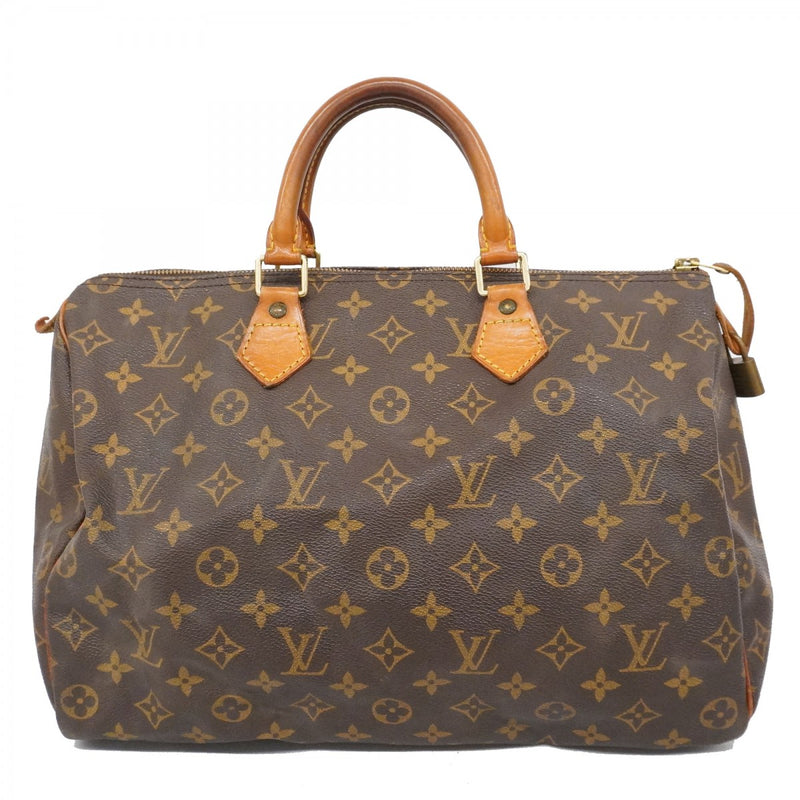 【6bb2182】ルイヴィトン ハンドバッグ モノグラム スピーディ35 M41107 ブラウン【中古】レディース