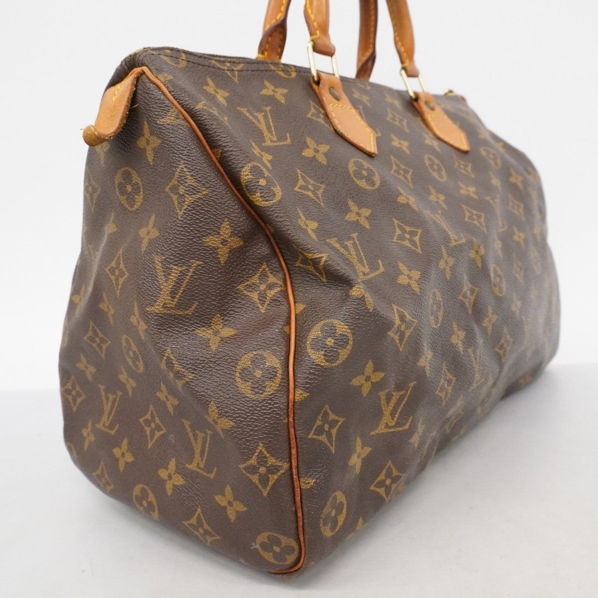 【6bb2182】ルイヴィトン ハンドバッグ モノグラム スピーディ35 M41107 ブラウン【中古】レディース