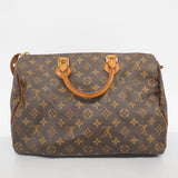 【6bb2182】ルイヴィトン ハンドバッグ モノグラム スピーディ35 M41107 ブラウン【中古】レディース