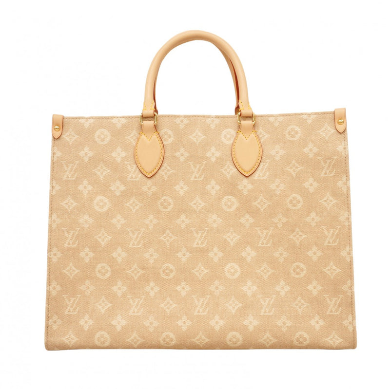 ★在庫処分★最終価格★SALE【6bb2236】ルイヴィトン トートバッグ モノグラム ミャオウグラム オンザゴーオーガナイザー M15136 ベージュ 2wayバッグ【中古】レディース