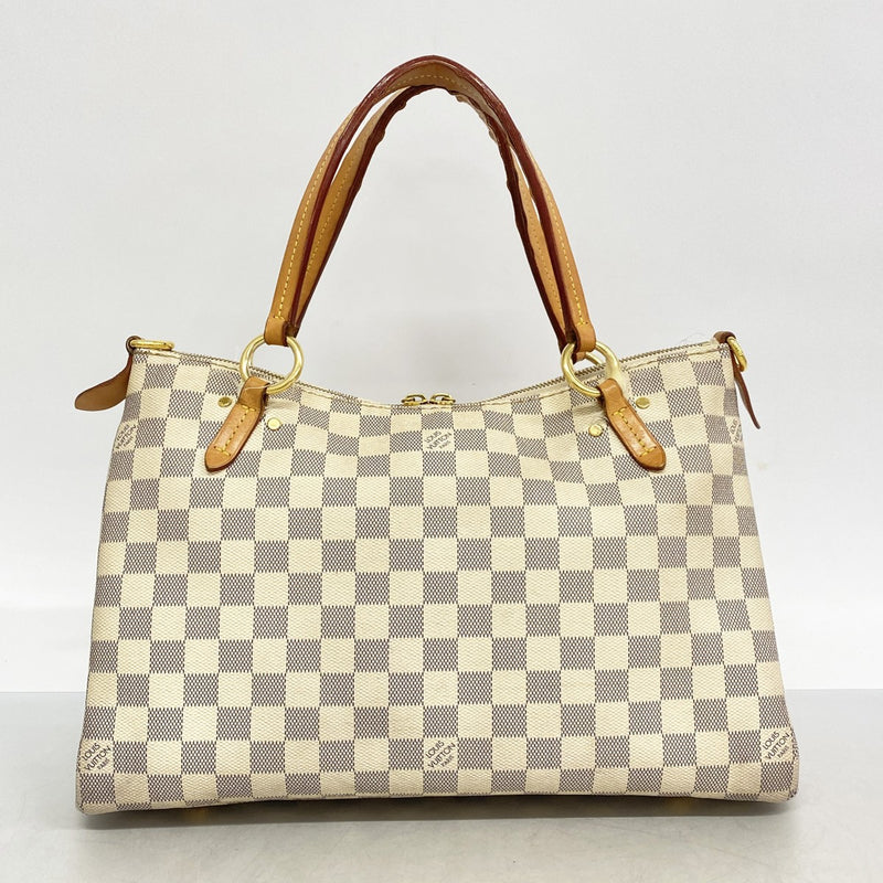 【6bb2308-k】ルイヴィトン ハンドバッグ ダミエ・アズール リミントン N40022 ホワイト ローズバレリーヌ【中古】レディース