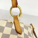 【6bb2308-k】ルイヴィトン ハンドバッグ ダミエ・アズール リミントン N40022 ホワイト ローズバレリーヌ【中古】レディース